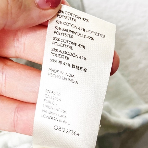 We the Free Laurie Tee Blue Tie Dye Long Sleeve Top XS/S - Picture 9 of 9